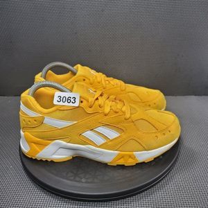 Womens Sz 8.5 Yellow & white Reebok Spark Aztrek Athletic Shoes